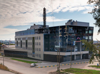 A multy-profile business trade centre with an underground parking 